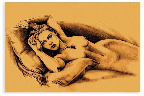 Kate Winslet Titanic Zeichenszene, Leinwand-Poster, Wandkunst, Dekor, Bild, Gemälde für Wohnzimmer, Schlafzimmer, Dekoration, ungerahmt, 40 x 60 cm