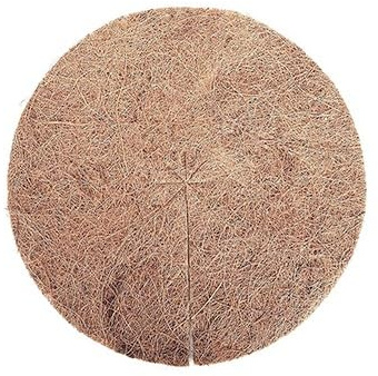 EVANEM Fiber Tree Ring Mulch Disc Mat Weed Protector Mat, Bucket Cover Mat Balcony Coconut Fiber Mulch Ring (Size : 1X25cm)