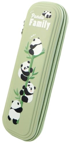 LICHENGTAI Federmäppchen Süße Panda Stiftetasche Klein Wasserdicht Federtasche Schlampermäppchen Schreibwaren Schreibtisch Organizer für Mädchen Jungen Schüler Schule Bürobedarf