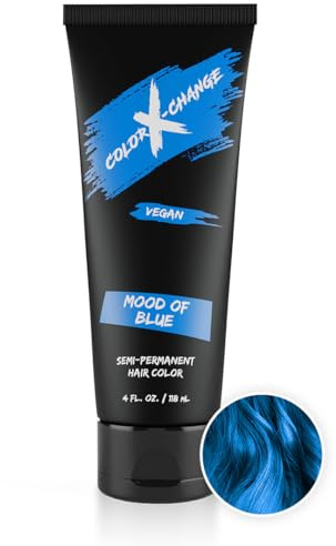 Color X-Change Semi-Permanent Hair Color - Mood of Blue - Vegan, PPD & Ammonia-Free