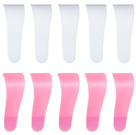 20 Stück Haarwachs-Entfernungs-Spatel, Enthaarungscreme, Haarwachs-Reinigungsstäbchen, Kunststoff, Make-up-Spatel, Wachs-Schaber, Applikatoren