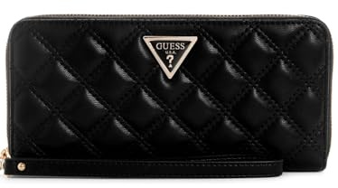 GUESS Langbörse Damen Giully Slg Large Zip Around (SWQG) black