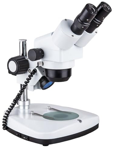 ASIMETO Germany Stereomikroskop LAB2 10x-40x Metall und Glas LED