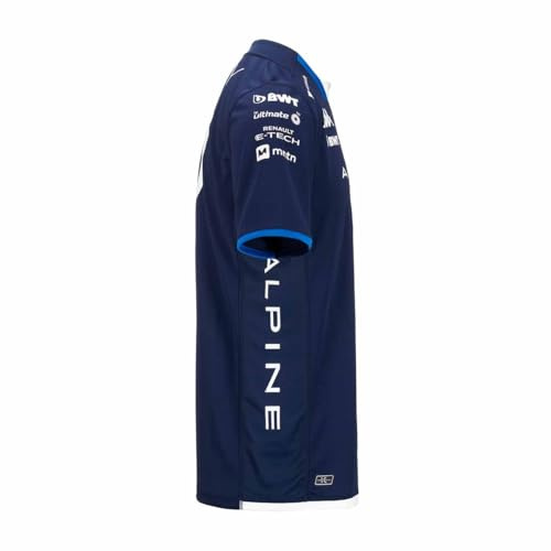 Maillot Kombat France Gasly BWT Alpine F1 Team Homme (FR/ES, Alpha/Lettres, S, Taille Normale, Taille Normale, Bleu)