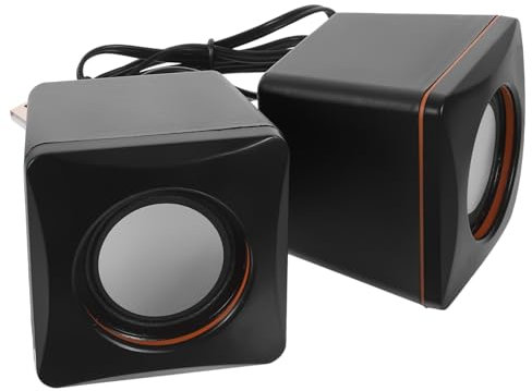 Gadpiparty 1paio Mini USB Portatile Casse Audio Compatte per Computer e Laptop Design Facile