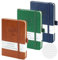HOMEMARS Notizbuch, 3 Stück Notizbücher Set, 14.4cm x 9.6cm Notizblock, 192 Seiten, Notizheft, notizbuch klein, Notizbuch Leder, liniert, Prägebaum Design,Braun, Grün, Blau,80GSM