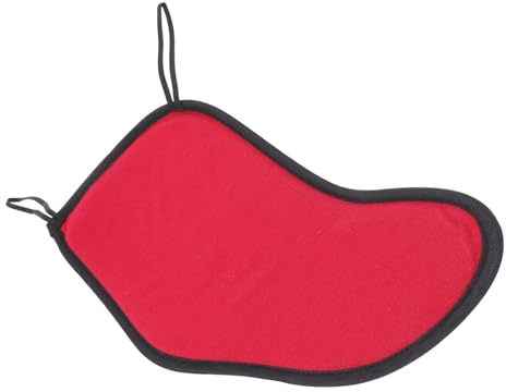 Milisten Geigenwangenkissen aus Baumwolle Weich und Hautfreundlich Faltbar für Intensive und Lange Spielzeiten Passend für 3/4-4/4 Violine in Rot