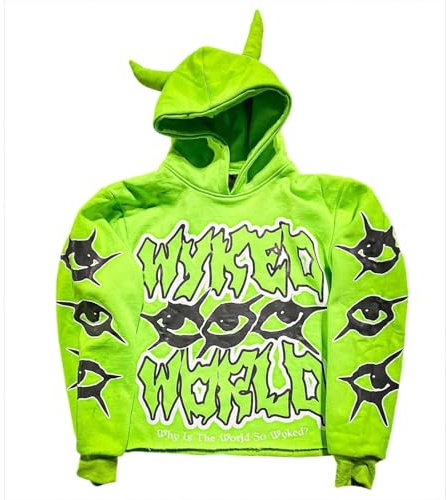 Felpa con Cappuccio Comoda e alla Moda, Stile Hip Hop Dark Europeo e Street da Uomo