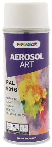 DUPLI-COLOR AEROSOL ART RAL 9016 Verkehrsweiß seidenmatt 400 ml- Sprühfarbe