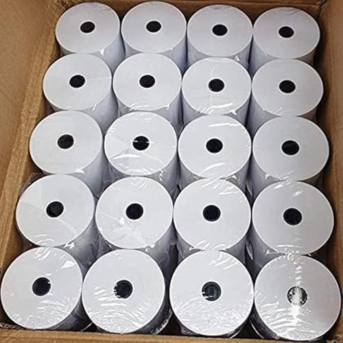 Rollos de impresora térmica premium de 80 x 80 mm para caja registradora Tills (20 rollos)