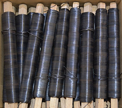 H&R Bindedraht, Wickeldraht, Blumendraht, Draht blau/schwarz geglüht, Stärke 0,70mm (75)