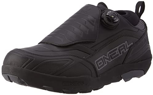 O'NEAL Mountainbike Schuhe Loam WP SPD Schuhe Vegan I Atmungsaktiv & wasserdicht I MTB Downhill Freeride | Unisex MTB Schuhe Herren Damen I Schwarz I Größe 41