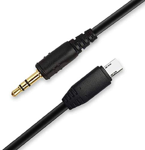 Pixel 3,5mm-S2 Cable Mando a Distancia para Pixel TW-283 para Sony | Compatible con Sony a1 a9 a7 a7R a7S a6600 a6500 a6400 a6300 a6100 a6000 a5000 RX100II RX10 a58 a68 HX99 HX90V HX400 HX50V