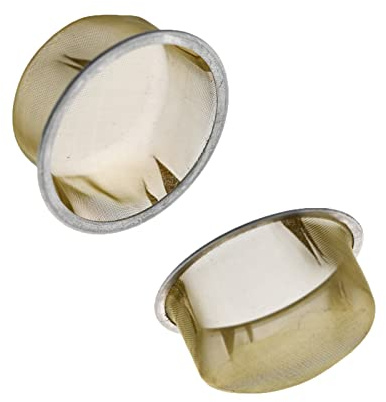 2X Tankdeckel Messing Sieb 60 mm für Simson AWO IFA MZ ETZ TS ES BK350 RT Jawa IWL