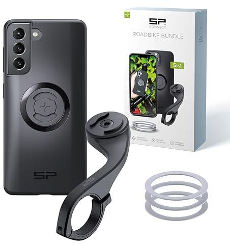 SP CONNECT Road Bike Bundle | SPC+ | kompatibel mit Samsung S21 | Handyhalter für Road Bike| Fahrrad Handy Halterung Gadget