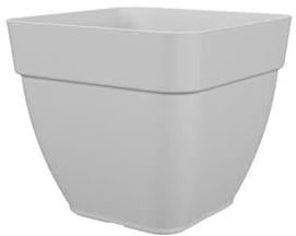 Artevasi Capri Campana Blumentopf, quadratisch, Kunststoff, 37 x 37 cm, Weiß