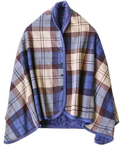 Cozyan Poncho Mantella da Donna Invernale Poncho Donna Caldo Poncho Avvolgente da Donna Maglia Aperta Davanti Leggere Lavorato a Maglia Chiusure Eleganti