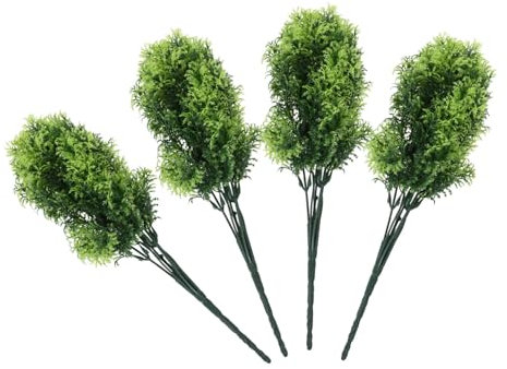 Ciieeo 4pcs Artificial Plant Stem for Home Decoration Wedding and Party Realistic Fake Greenery Branches for Desktop Decor and Room Accessories
