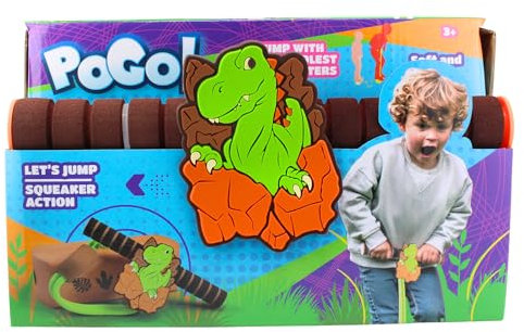 PoGo Stick - Acción chirriante con temática de dinosaurio, adecuado para mayores de 3 años