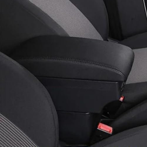 Compatible Con Seat Para Ibiza 6j 6L Consola Central Caja Reposabrazos Caja Almacenamiento Reposabrazos Automóvil Con Portavasos Con Cenicero USB Piezas Interiores Automóvil Caja De Almacenamiento(4)