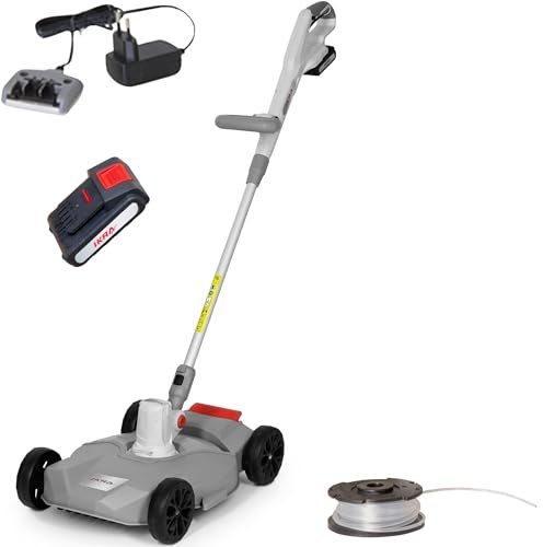 IKRA tagliabordi tosaerba 2in1 senza cavo IART 2030 F incl. batteria, caricabatterie e bobina di filo