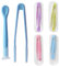 4 Pack Contact Lenses Applicator,Four Colours Contact Lenses Remover Tool,Portable Durable Contacts Lense Remover Tool with Storage Cases Tweezers & Suction Stick,for Daily Use Outdoor Activities.