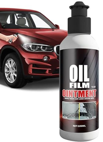 YNPQTDS Mezzi per rimuovere la pellicola di olio su | 100 ml detergente spray – detergente per parabrezza – per camion SUV e auto per la pulizia dello specchio