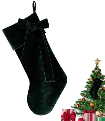Samt Weihnachtsstrumpf Festliche Dekorationen