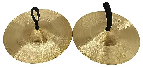 Pegciuho Platillos de Choque para Niños, Platillos de Mano, Platillos para Danza Del Vientre, Platillos de, Platillos de Mano para Niños con Fines Educati, Los 9CM