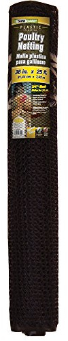 YARDGARD – 3/4 in. Mesh Fence – 36 in. x 25 ft. – PVC Plastic Netting – for Poultry Runs | Garden Protection | Bird Enclosures | Rabbit Fencing and Home Projects