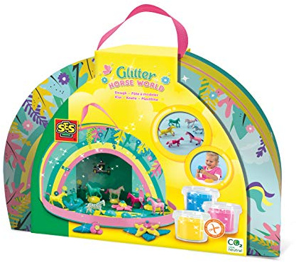 SES Creative 00426 Glitter Pferdewelt (Spielkoffer)