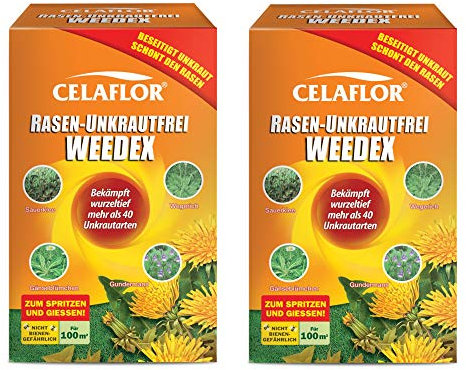2 x 100 ml Rasen Unkrautfrei WEEDEX