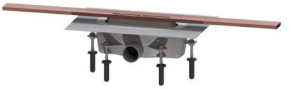KESSEL Duschrinne Linearis Infinity 90 L: 800 mm, DN 50, Copper, gebürstet 45203.08