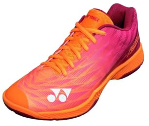 YONEX Power Cushion Aerus Z2 Mens Indoor Court Shoe (Orange Red) (us_Footwear_Size_System, Adult, Men, Numeric, Medium, Numeric_11)
