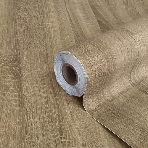 Dimex Laminierte Selbstklebende Möbelfolie – Extra dicke PVC Marmor- & Holzoptik Klebefolie für Küchenmöbel, Türen, Tische & Regale – Kratzfeste dekorative Innenraumverkleidung – 90 cm × 210 cm