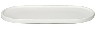 blomus Ablageschale CRETO | Farbe Magnet | 9L x 17,5B x 1,5H cm | Dekotablett aus Beton | rutschfestes Tablett in Grau