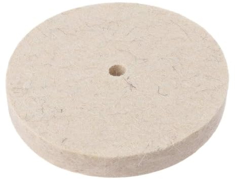 Disco lucidante in feltro per smerigliatrice da banco utensile rotante 75 mm/100 mm/125 mm lucidatura legno alluminio acciaio inossidabile