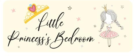 Little Princess's Bedroom Kids Bedroom Door Sign