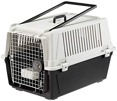 Ferplast Trasportino per cani di taglia media ATLAS 40 PRO, Box per trasporto animali, Porta in acciaio plasticato, Sistema di chiusura di sicurezza, Griglie per l'aerazione, 49 x 68 x h 45,5 cm