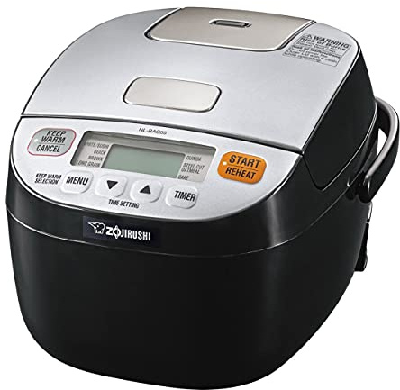Zojirushi Micom Rice Cooker & Warmer, Silver Black