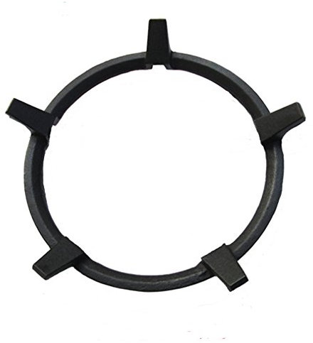 Wok Ring/Non Slip Black Cast Iron Stove Trivets for Kitchen Wok Support Ring Cooktop Range Pan Holder Stand Stove Rack Milk Pot Holder for Gas Hob - Gas Stove accessories