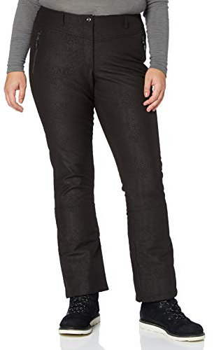 Killtec Damen Jilia Allover Softshell Hose Mit Schneefang, schwarz, 42