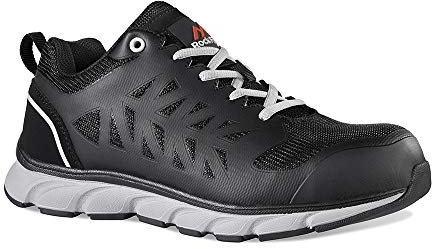 Rock Fall Fly Lightweight Safety Steel Toe Cap Safety Trainer Unisex, Water Repellent Safety Boots, SRC Slip Rated Work, Lightweight and Breathable UK 9