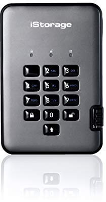 iStorage diskAshur PRO2 SSD 16TB | Disco Duro de Estado Sólido | FIPS Nivel 2 | Resistente al Polvo/Agua | Cifrado Hardware. IS-DAP2-256-SSD-16000-C-G