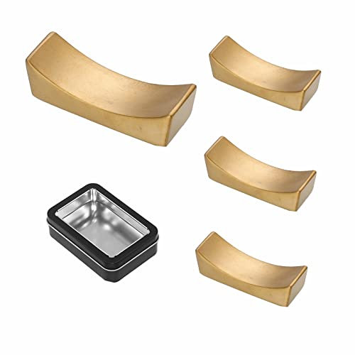 HSNAXingLife 4PCS Stainless Steel Chopsticks Rests Holders,Cutlery Rack,Knife Fork and Spoon Holder,with Storage Box,for Table Decoration (Gold)