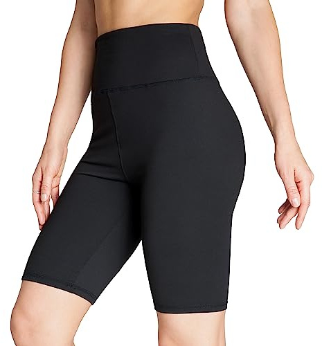 CityComfort Pantaloncini Sportivi Donna Pantaloni Corti Abbigliamento da Palestra Allenamento Yoga Ciclismo Corsa Pallavolo S-XL (Nero, M)
