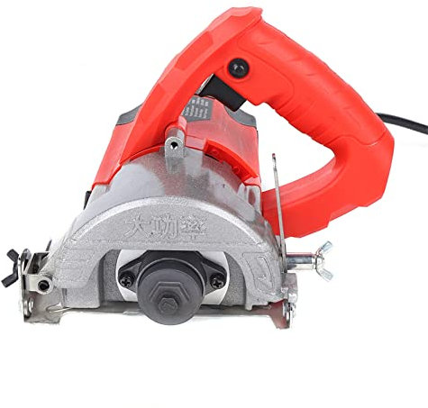 1580W Dry Tile Cutter Saw Electric Cutting Machine | 110mm Saw Blade, 20mm Aperture | Heavy Duty Floor Wall Cutter, 0-34mm Cutting Depth (Includes Wrench, Wood & Stone Blades)