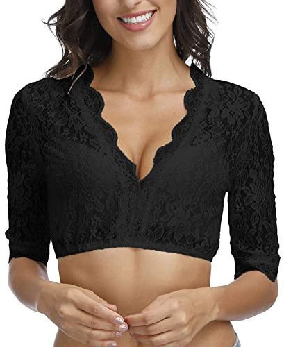 GFPGNDFHG Dirndlbluse Spitze Dirndl 44 Langarm schwarz Trachten Body Damen Weiss Lange Bluse Schwarze trachtenhut Herren