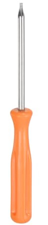 QUARKZMAN 6 Punte Cacciavite Torx T7 Lunghezza 4 Sicurezza Stella Giallo | per Riparazione Elettrodomestici, Cacciavite Precisione Testa, Manico Antiscivolo, Acciaio Carbonio, Non Magnetica