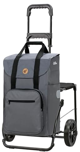 Andersen Einkaufstrolley - klappbar - 45 Liter - Mit Klappsitz bis 120 kg
